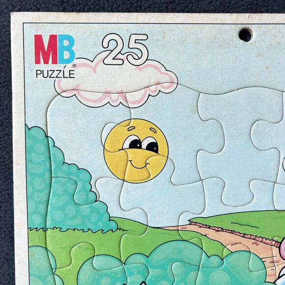 Vintage Potato Head Kids 1986 Frame Tray Puzzle 25 Pieces - MB Hasbro - Picture 2 of 6